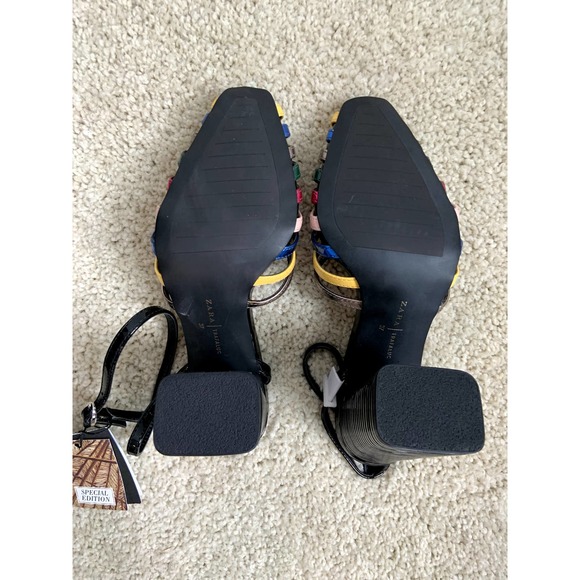 Strappy Multi-Color Sandals - Picture 7 of 8